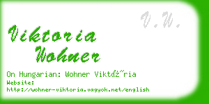 viktoria wohner business card